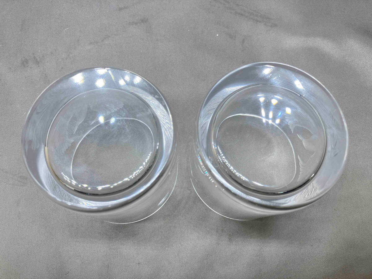 あなたにおすすめの商品 江戸切子大場和十志クリスタルグラスペアグラス鳥キッチン用品 クリスタルガラス