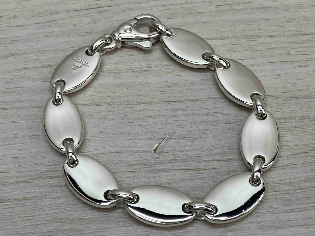 超特価SALE開催! 27200円 【美品】 TIFFANY&Co. ペブル リンク ブレスレット SV ブレスレット
