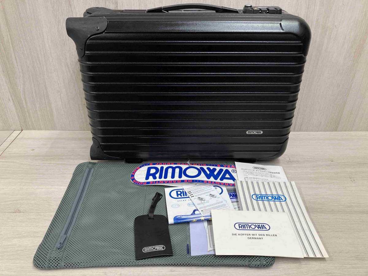 RIMOWA リモワ サルサ 6550 ブラック TASロック スーツケース 機内持ち込み可 35L 2輪_画像1