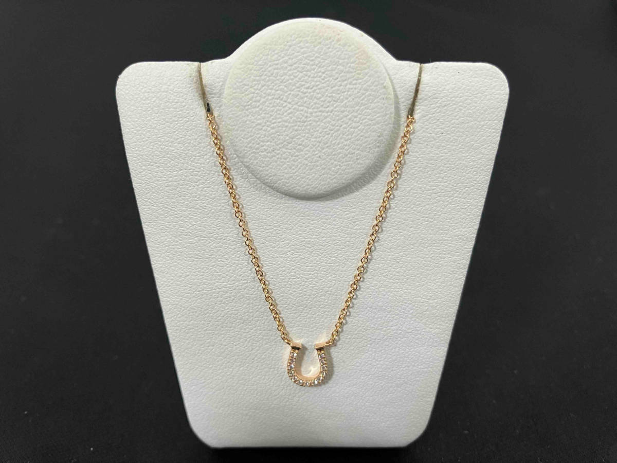 輝く高品質な TIFFANY&Co./750/メトロホースシュー/40cm/2.0g ピンクゴールド