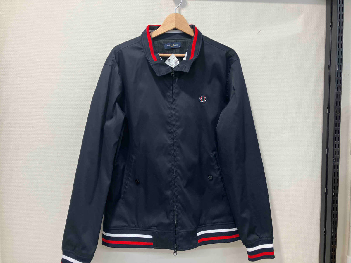 FREDPERRY フレッドペリー スイングトップ ハリントンジャケット メンズ サイズXL FZ2655 ブラック 裏地メッシュ_画像1