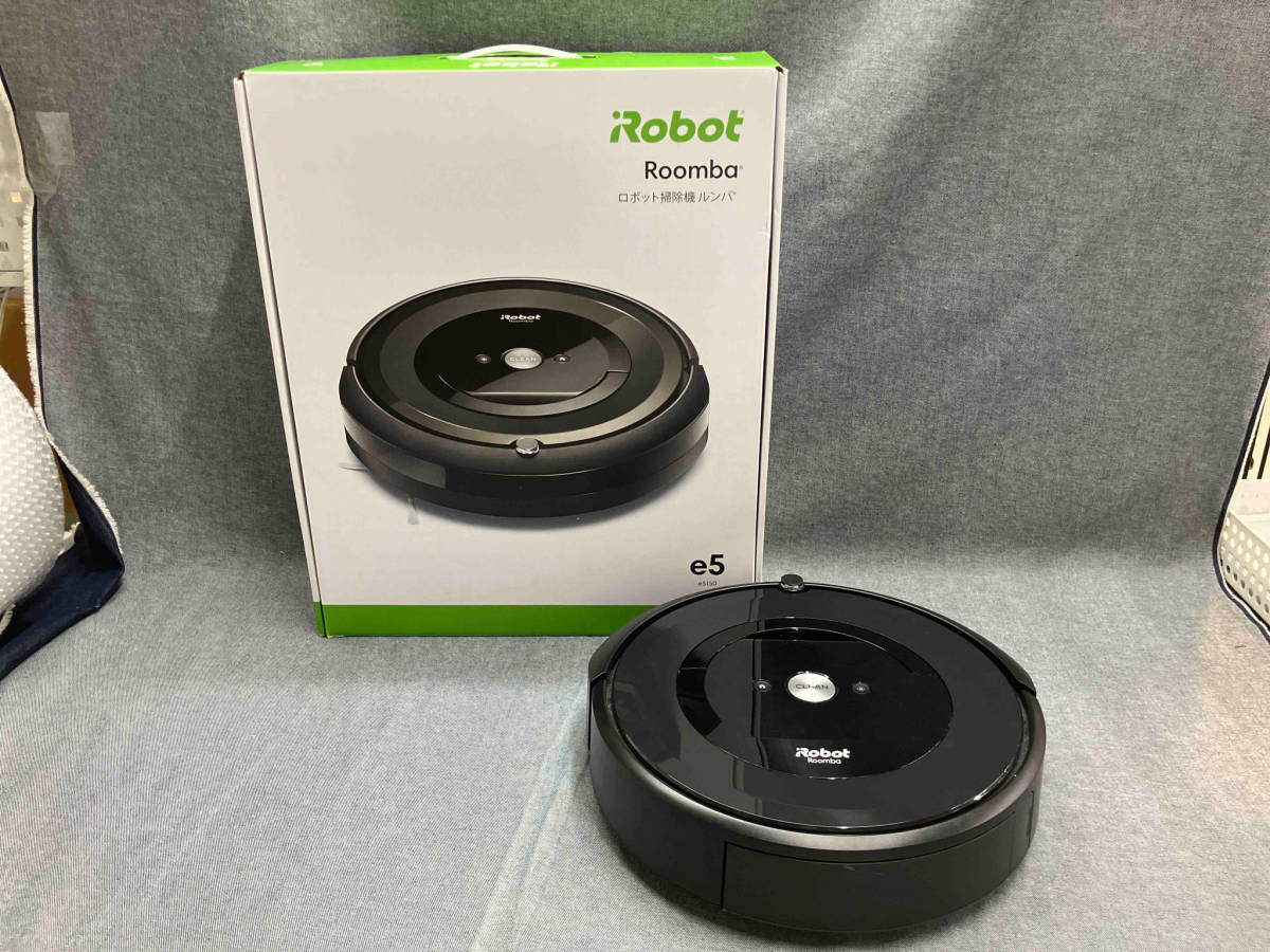 【1円スタート】iRobot ルンバe5 E515060 ロボット掃除機(▲ゆ27-06-02)_画像1