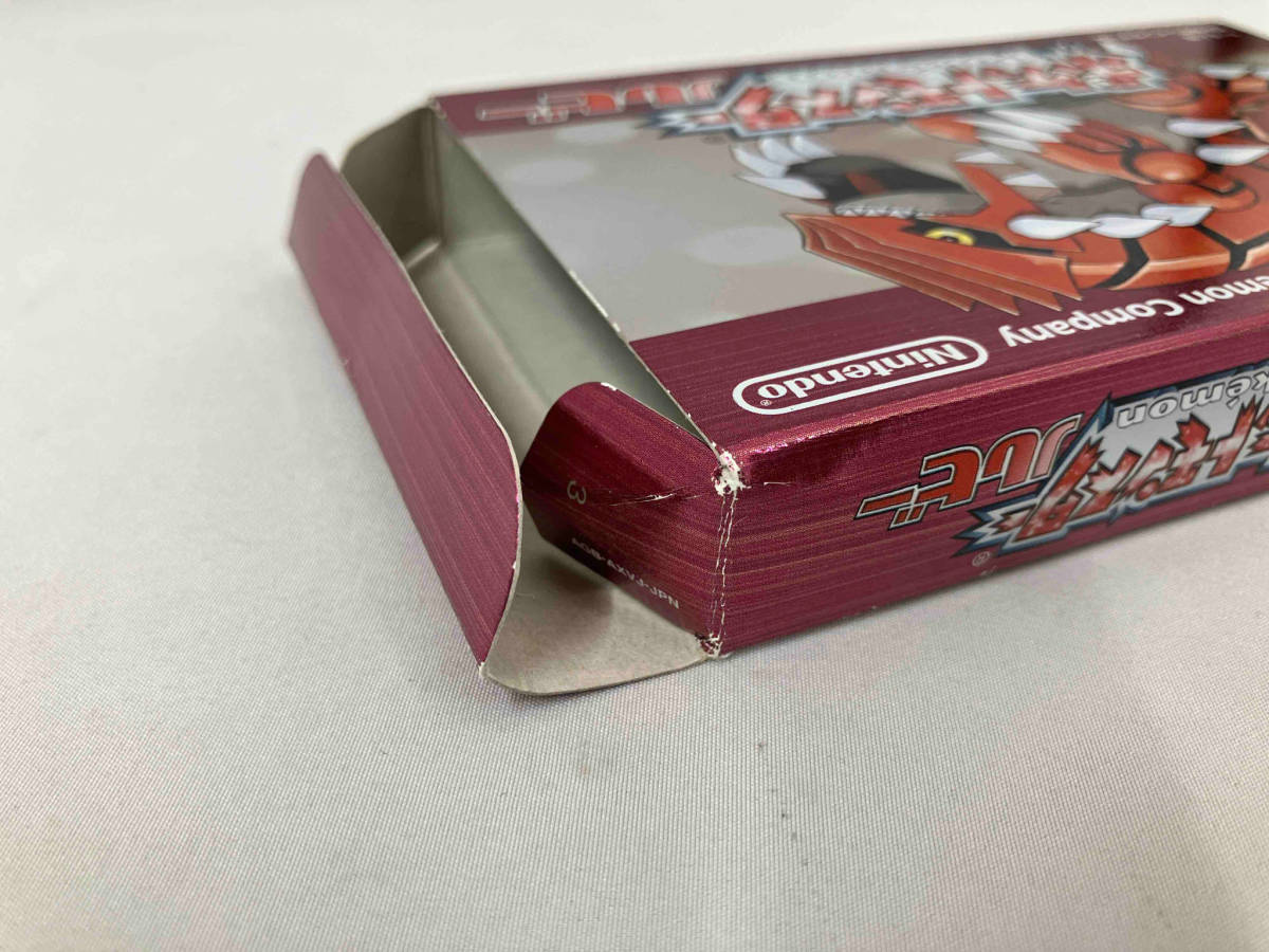 【取扱説明書欠品】GBA ポケットモンスター ルビー (ゆ28-08-19)_画像6