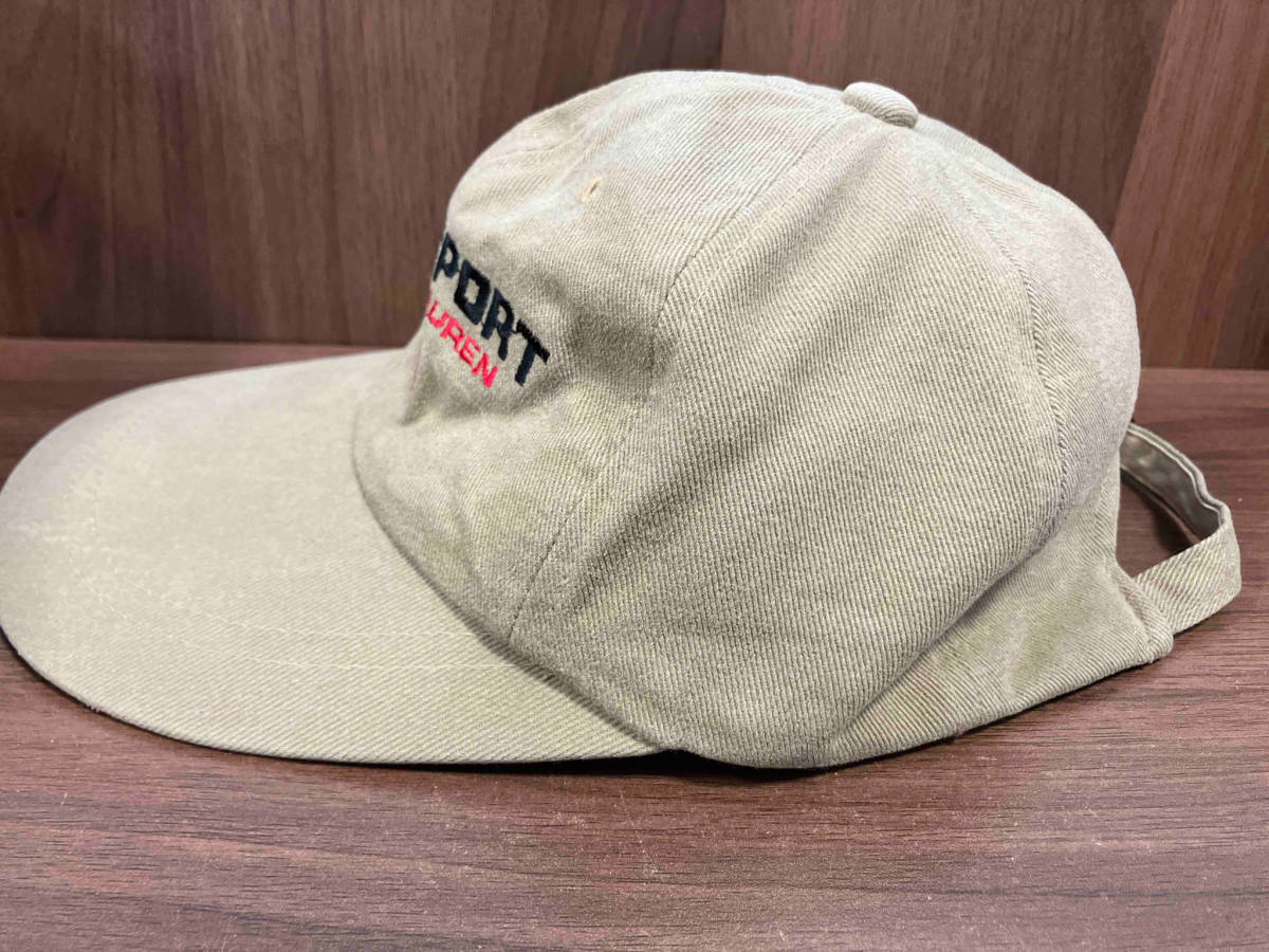 POLO RALPH LAUREN Polo Ralph Lauren polo sport USA made star article flag embroidery 6 panel cap beige 