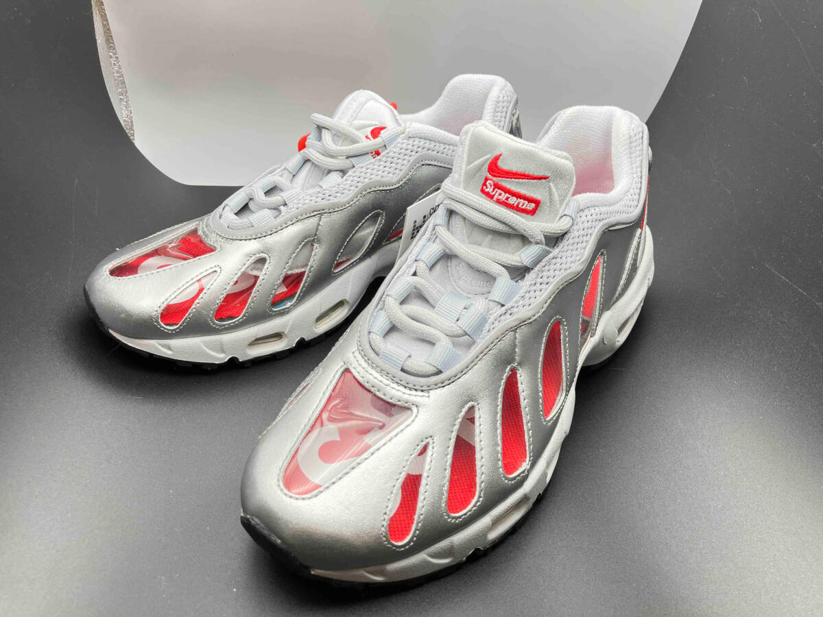 SUPREME NIKE AIR MAX 96 CV7652 001 シュプリーム ナイキ エアマックス US6.5 24.5cm UK6 EU39 シルバー_画像1