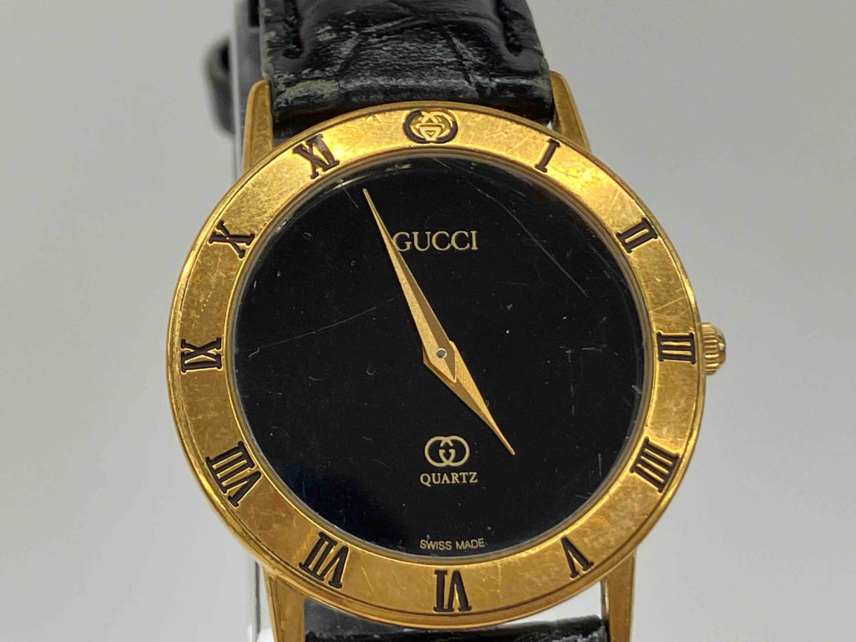 【難有り】GUCCI グッチ 3100J 010-549 クォーツ 腕時計