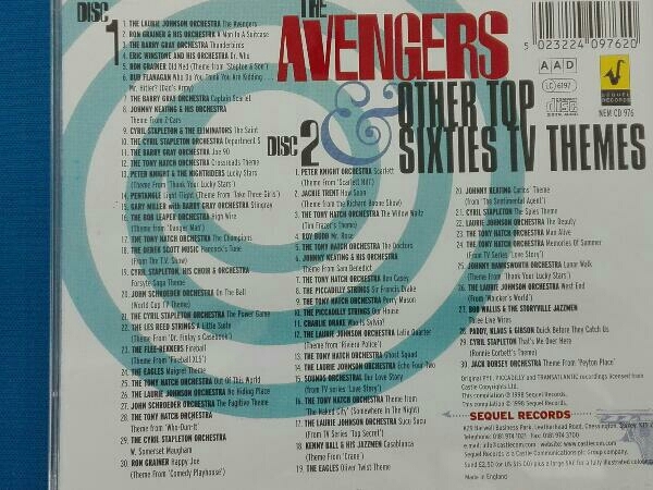 (オムニバス) CD 【輸入盤】Avengers & Other 60's TV Themes_画像3