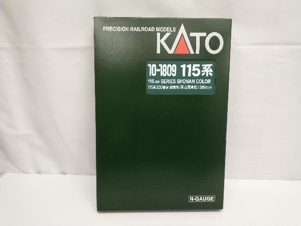Ｎゲージ KATO 10-1809 115系 300番台 湘南色(岡山電車区) 3両セット カトー_画像1