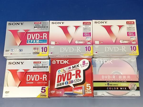 鴨173【未開封品】DVD-R / DVD-RW まとめ売り 9点セット SONY / TDK / maxell DVD-R 6点 計45枚 / DVD-RW 3点 計15枚_画像2