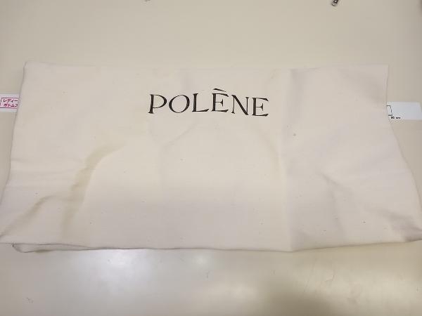 POLENE Number Nine ポレーヌナンバーナイン ハンドバッグ ショルダーバッグ ベージュ 袋付き_画像5