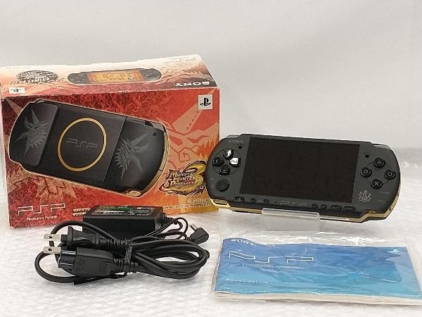 ジャンク 【初回限定版】PSP:モンスターハンターポータブル3rd ハンターズモデル(PSP3000MHB)_画像1