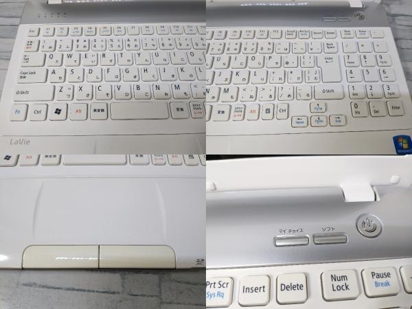 ジャンク NEC PC-LS150F26W ノートPC TU04_画像4