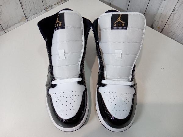 NIKE ナイキ AIR JORDAN 1 MID SE エアジョーダン ミッド スニーカー 852542-007 ブラック 27.5cm 箱付 美品 店舗受取可の画像2