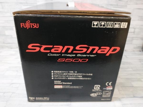 ジャンク 未使用品 FUJITSU S500 Scan Snap TU04_画像4