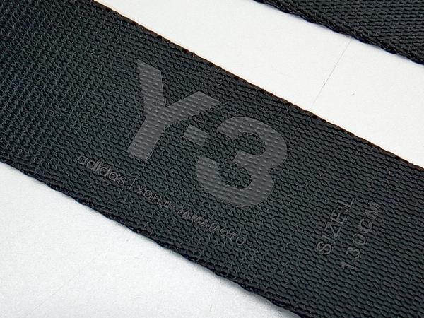 adidas Y-3 アディダス×ワイスリー ヨウジ ヤマモト ロゴベルト サイズ：L 130CM ブラックの画像5