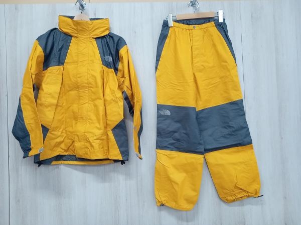 【収納袋付き】THE NORTH FACE ザノースフェイス レインウェア 上下セット NP10203 GORE-TEX Sサイズ イエロー