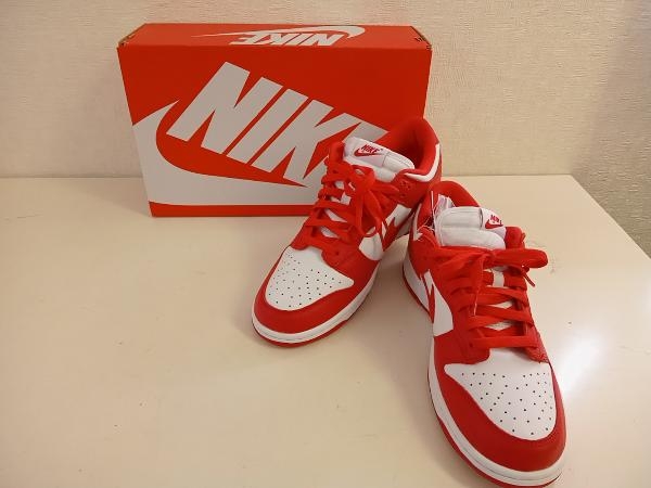 NIKE DUNK LOW SP White and University Red ナイキ ダンク ロー SP ホワイト アンド ユニバーシティ レッド スニーカー CU1727-100 26.5cm