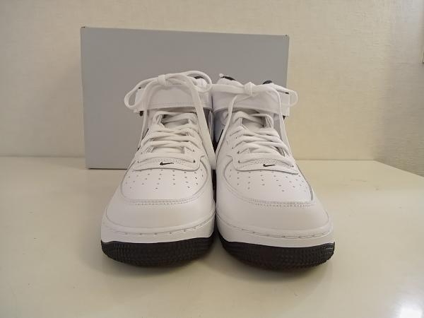 NIKE AIR FORCE 1 MID White / Black ナイキ エア フォース 1 ミッド ホワイト / ブラック スニーカー DV0806-101 26.5cmの画像2