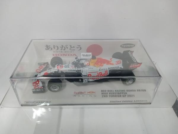 MINICHAMPS 1/43 レッド ブル レーシング ホンダ RB16B マックス・フェルスタッペン トルコGP2021 2位 (ありがとうホンダカラー) 日本特注