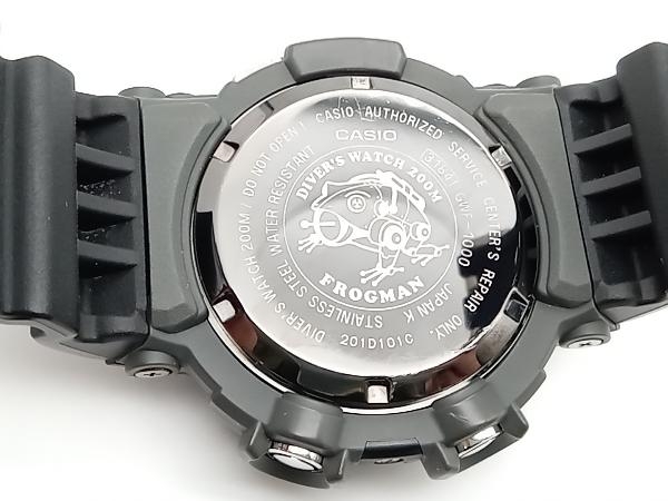 ジャンク CASIO カシオ G-SHOCK ジーショック FROGMAN フロッグマン GWF-1000 腕時計 オートライト不良_画像8