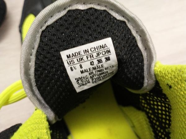 adidas スニーカー アディダス サイズ26.5 黄緑 店舗受取可_画像6