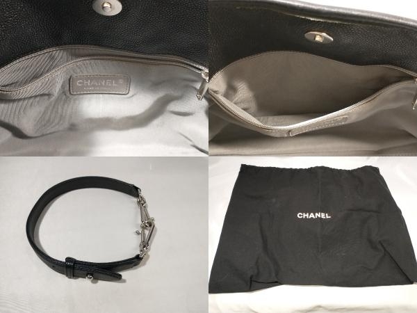 CHANEL シャネル ソフトキャビア 17673※※※ ホーボー 2WAY ショルダー バッグ ハンド バック 店舗受取可_画像8