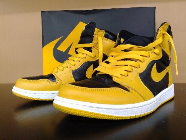 NIKE スニーカー NIKE AIR JORDAN 1 HIGH OG Pollen エアジョーダン1 パラン 28cm 箱・シューレース・黒タグ付属