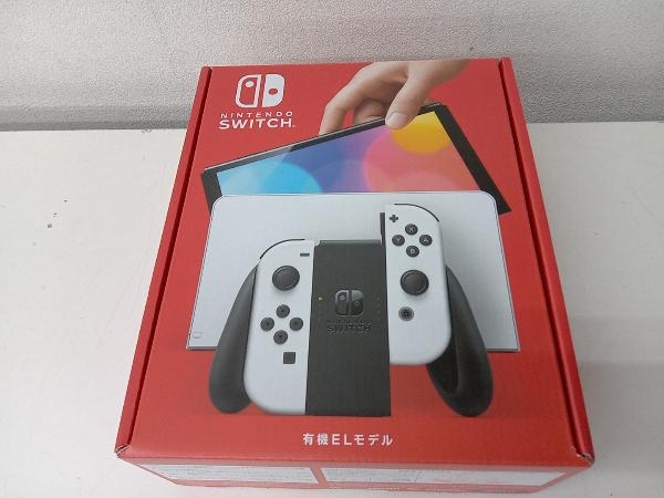 ACアダプターなし Nintendo Switch(有機ELモデル) Joy-Con(L)/(R) ホワイト(HEGSKAAAA)_画像1