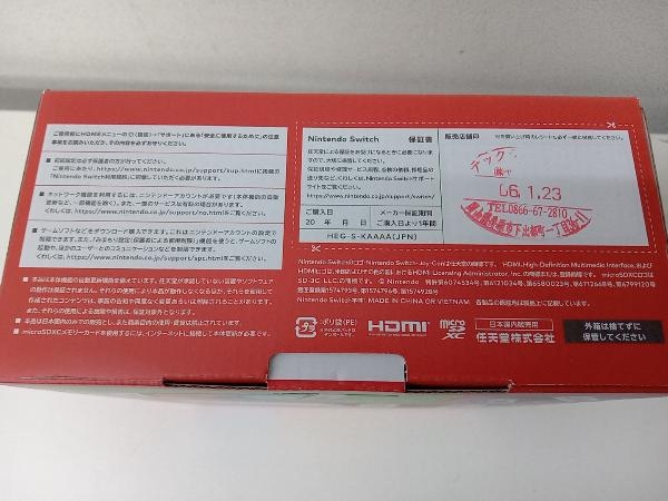 ACアダプターなし Nintendo Switch(有機ELモデル) Joy-Con(L)/(R) ホワイト(HEGSKAAAA)_画像2