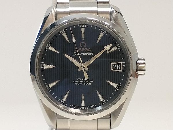 OMEGA Seamaster オメガ シーマスター アクアテラ 150M 231.10.39.21.01.001 デイト ブラック文字盤 SS 裏スケ 自動巻き 腕時計 店舗受取可_画像1