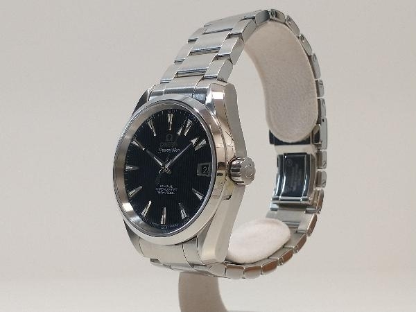 OMEGA Seamaster オメガ シーマスター アクアテラ 150M 231.10.39.21.01.001 デイト ブラック文字盤 SS 裏スケ 自動巻き 腕時計 店舗受取可_画像2