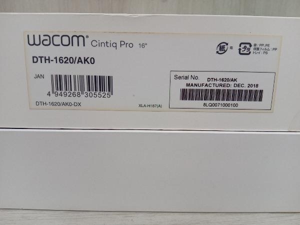 動作確認済 WACOM Cintiq Pro 16 DTH-1620/AK0 [15.6型液晶ペンタブレット]_画像8