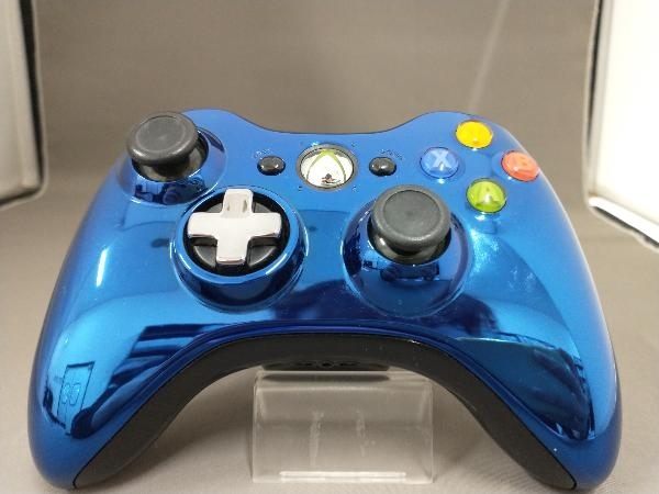 [ operation verification settled ] Xbox360 controller Chrome blue 