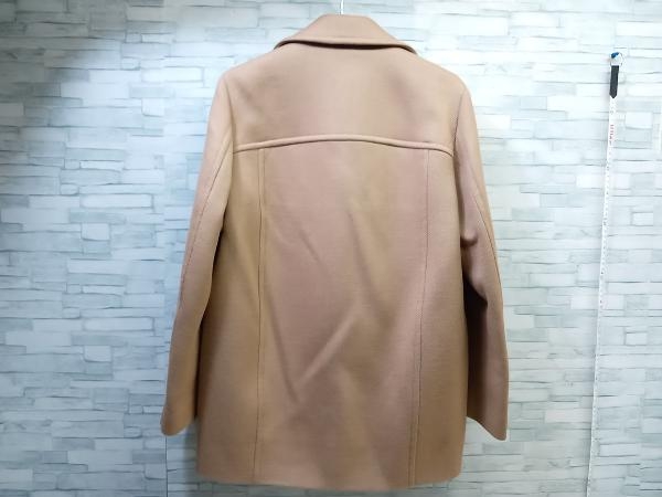 美品 未使用品 BEIGE,/ベイジ/COCWSW0302/TOURNELLES/トゥルネル/Pコート/キャメル/新品タグ付き/ウール/サイズ2_画像2