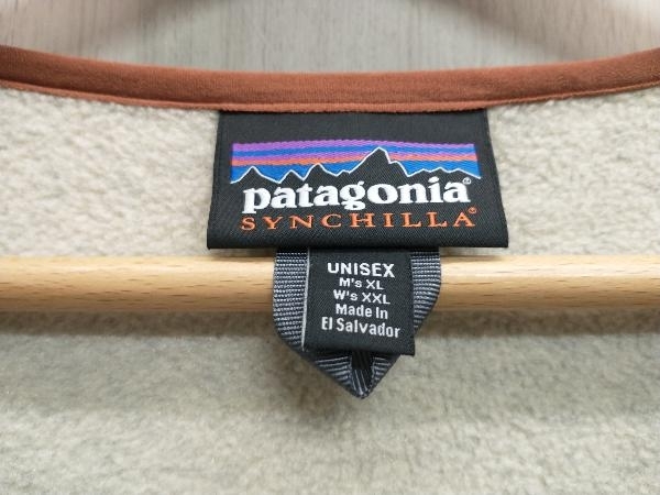 patagonia パタゴニア フリース SYNCHILLA UNISEX メンズ・XL アイボリー ブラウン 22975 冬_画像2