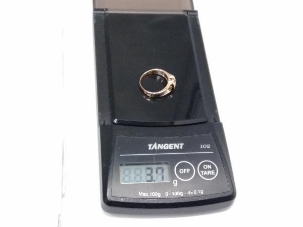 【新品仕上げ済】 K18 Pt900 ダイヤモンド 0.2ct リング 約8号 3.7g_画像8