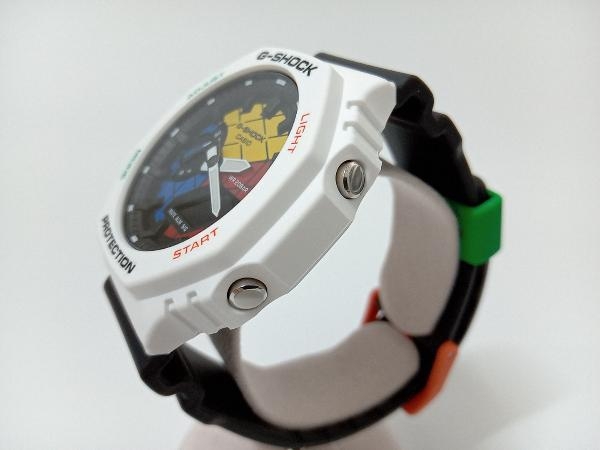 【美品】　CASIO　G-SHOCK×Rubik’s　ルービックキューブコラボ　GAE-2100RC クォーツ　替えベゼル付　箱付　店舗受取可_画像2