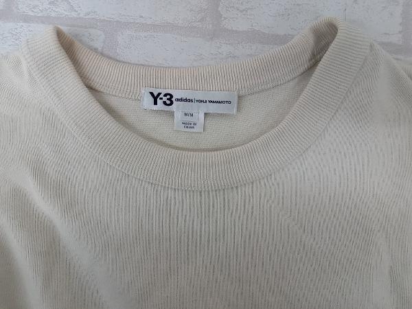 Y-3 adidas YOHJI YAMAMOTOwa chair Lee Adidas Yohji Yamamoto LOGO SWEAT FP8690 Logo sweat ivory men's M