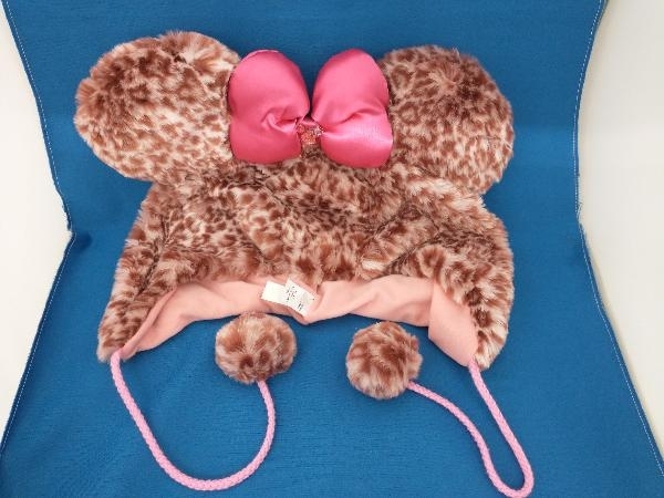 ディズニーミニーちゃんファンキャップヒョウ柄ピンク ディズニーミニーちゃんファンキャップヒョウ柄ピンク