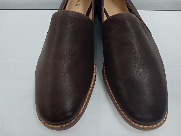 美品 Clarks クラークス 26160931／Pure Easy ピュアイージー／レザー パンプス ブラウン 24.5cm レディース_画像2