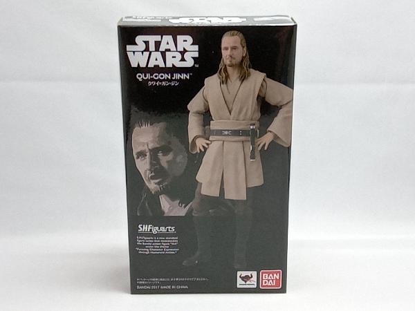 【1円スタート】バンダイ S.H.Figuarts スター・ウォーズ クワイ=ガン・ジン(ゆ22-12-01)の画像1