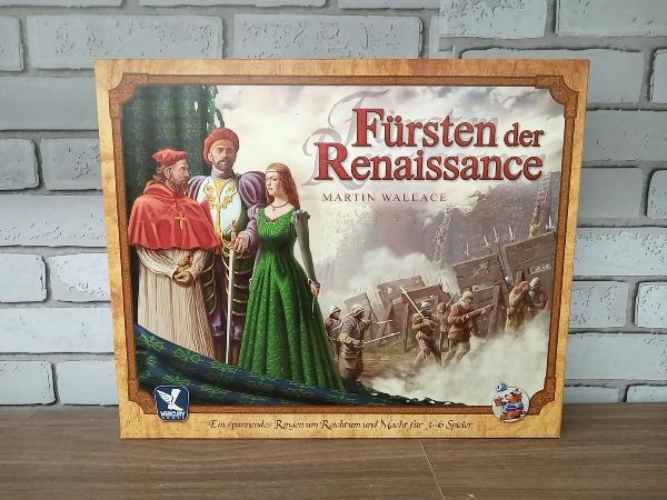 ルネッサンスの君主 新版 Fursten der Renaissance 日本語訳付き MERCURYGAMES 内容物確認済_画像1