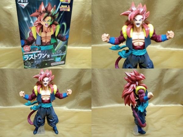 一番くじ ドラゴンボール ラストワン賞 ゴジータ : ゼノ ＆ D賞 ベジータ : ゼノ超フルパワーサイヤ人4限界突破フィギュアセット_画像2