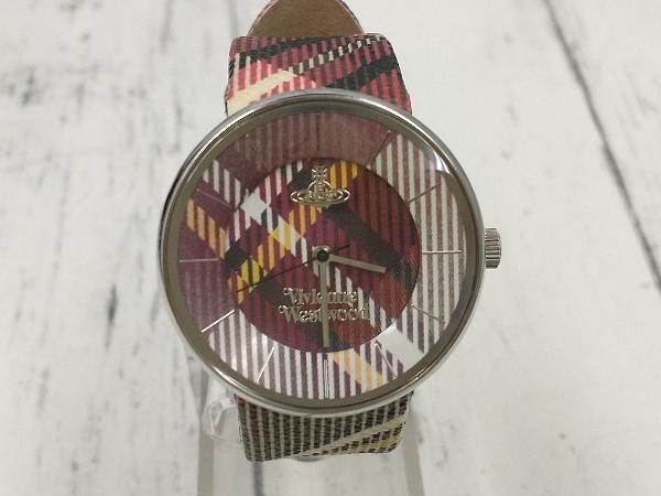 Vivienne Westwood VV028BR ヴィヴィアン ウエストウッド 腕時計 クォーツ チェック柄