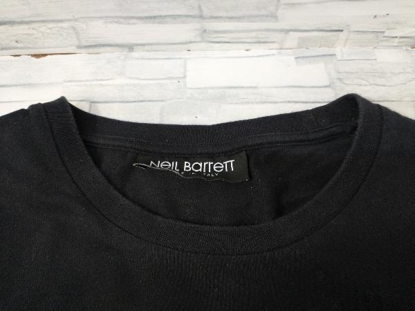 夏 NelL Barrett ニールバレット 半袖Tシャツ 現状品 穴あき1箇所有 ブラック Lの画像3