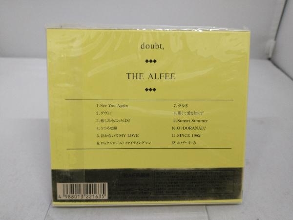未開封 THE ALFEE CD doubt,_画像2