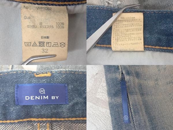 DENIM BY VANQUISH ＆ FRAGMENT デニムバイヴァンキッシュ VFP1062 STRAIGHT DENIMPANTS メンズ サイズ32 ジーンズ ダメージ加工_画像5