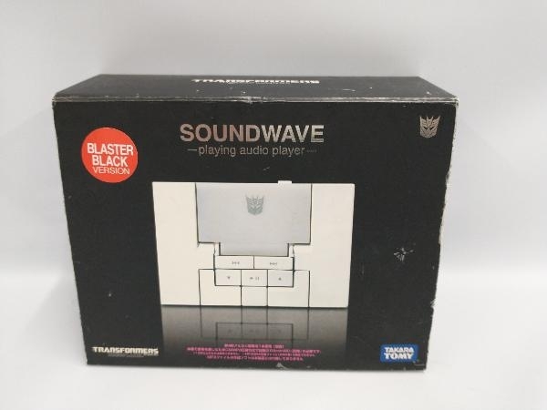 TRANSFORMERS MUSIC LABEL SOUNDWAVE playing audio player (ブラスターブラック)※外箱イタミの画像1