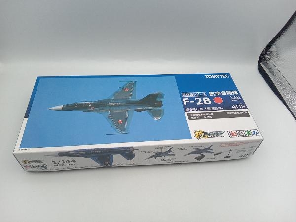 中袋破れあり プラモデル トミーテック 1/144 航空自衛隊 F-2B 第6飛行隊(築城基地) 技MIX 航空機シリーズ [AC402]_画像1