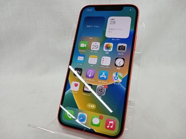 SIMロック解除済 MGHW3J/A iPhone 12 128GB レッド docomo